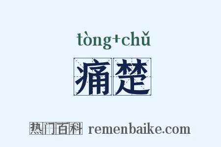 痛楚是什么意思的图片
